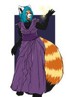 Looking Nice: Regal Ringtail -- by wolframkyo