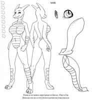 Refsheet - Zhivagod - Dragon F tail (F,L,D)