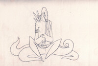 gasmask monster sketch