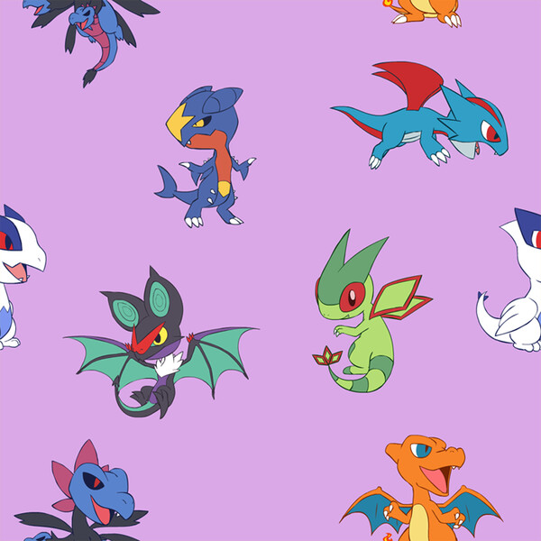 Gráfico de Pokémon Kawaii Chibi do tipo Dragon Bug · Creative Fabrica