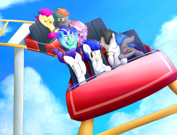 Ponies and roller coasters by CruiseControl Fur Affinity dot net