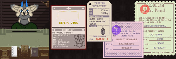 Papers Please Passports [BATCH TWO] by Yoshidude47 -- Fur Affinity