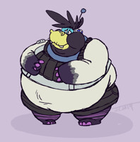 Squishy Kijuuki hippo doodle