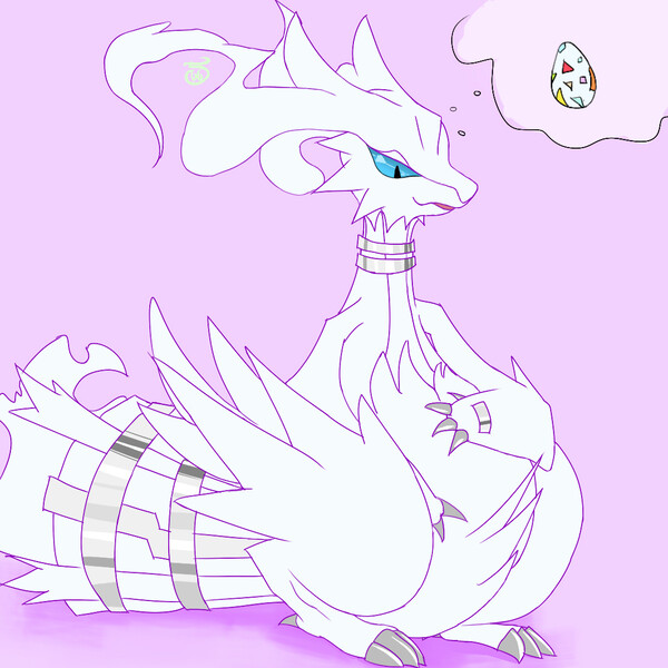 Shiny Reshiram by Littleboehn -- Fur Affinity [dot] net