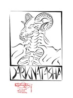 Dark Natasha line art