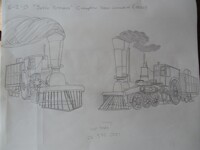 "John Stevens" 6-2-0 Crampton Locomotive