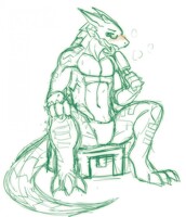 Tensuke with  ice-cream