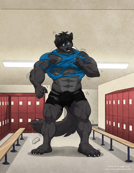 Bulk Biceps Muscle Show by CaptainInferno -- Fur Affinity [dot] net