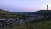 Dusk over the Llynfi