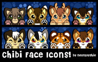 *NEW* Chibi Face Icons 