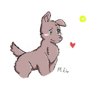 Doggy Doodle (Sleepy first tablet attempt)