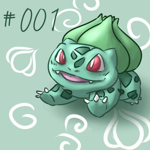 001 Shiny Bulbasaur 2017 by KittyKillAll -- Fur Affinity [dot] net