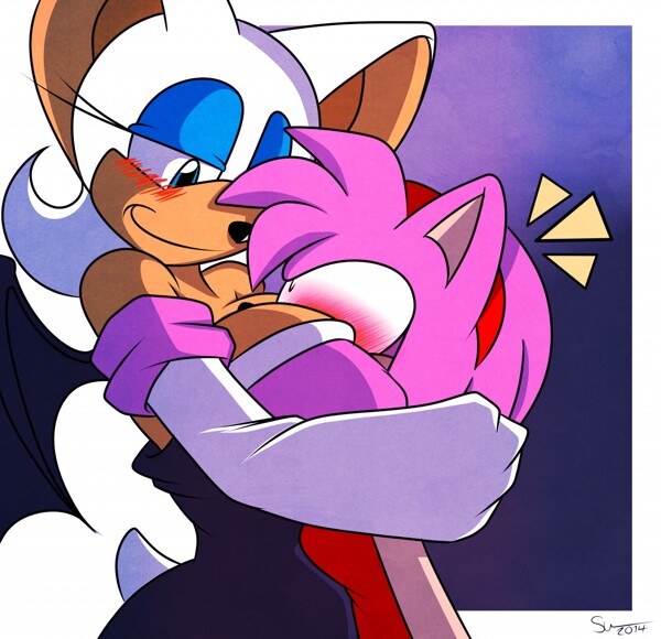 DA: http://superi90.deviantart.com/art/Rouge-And-Amy-47266938 ... 