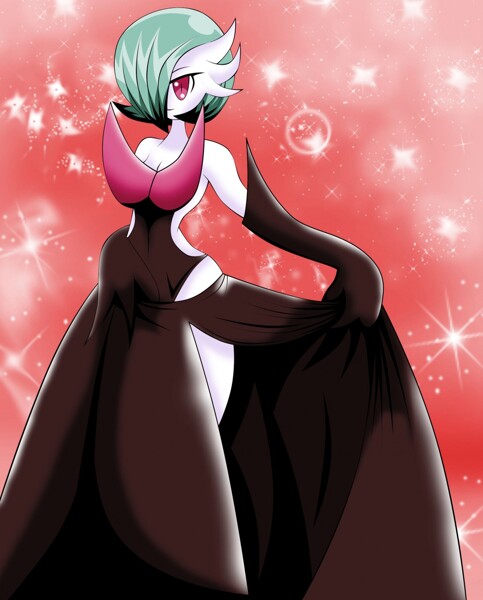 Mega Gardevoir (Shiny) by HyperFlannel -- Fur Affinity [dot] net