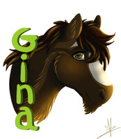 Headshot Badge of Gina