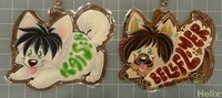 Pudge Badges - Kaiser and Bellflower