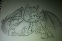 Toothless and Hiccup!