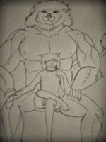 a king and his throne