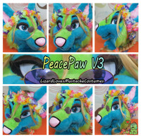 PeacePaw V3 [fursuit head]