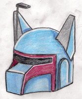Mandalorian Helmet canine version