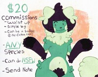 $20 CHARACTER COMMISSIONS