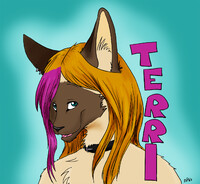 Terri badge by Sierrafox