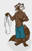 Shirtless Rocket :3