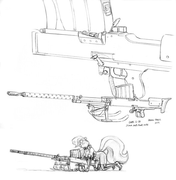 Lahti L 39 mm Study Sketches By Baroncoon Fur Affinity Dot Net