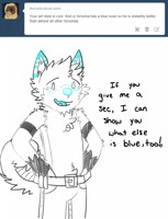 Tumblr Asks: Blue Nose