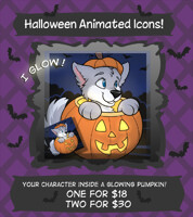 Halloween Animated Icons for Sale!