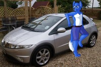 Wolf and his car