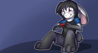 Serious Gaming Bunny by TailTippedFennec