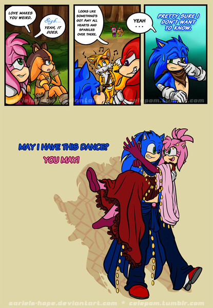 Pen Pals - Sonic x Amy (Sonamy) Comic Dub 