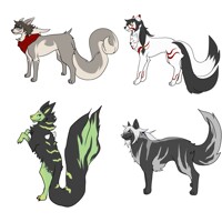 Fantasy Canine adoptables  3/4 OPEN