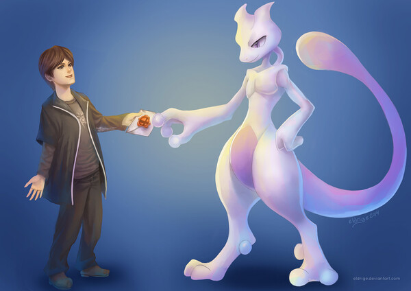 Mewtwo X super amad98(ZD) - Illustrations ART street