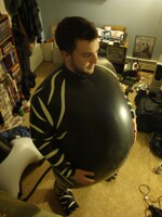 Tiger blimp from above