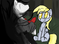 Slendermane vs Derpy