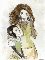 Cassandra and her Niece Mina