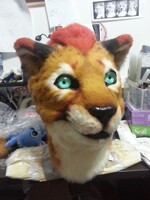 Cheetah Fursuit head
