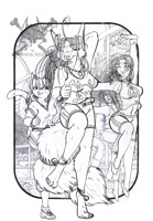 Dance rythmique [line]