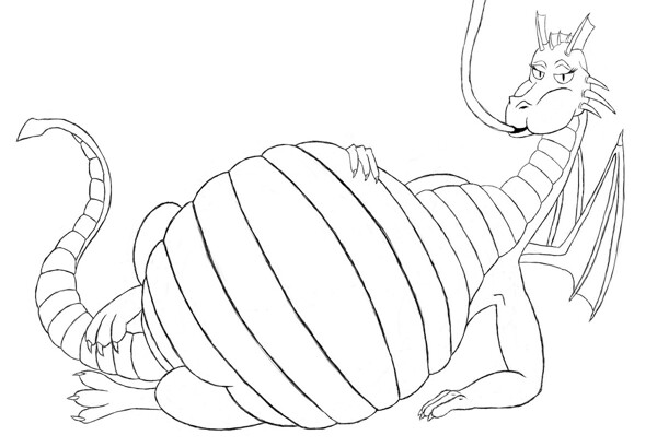 shreks dragon coloring pages