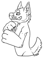 Lineart - Candysbite - Canine