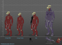 Character Height Reference Sheet
