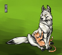 Wolf and Kitty Commission