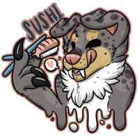 [C] Sushi Food Badge