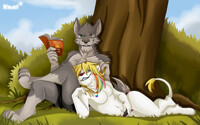 .:In the shade of a tree:.