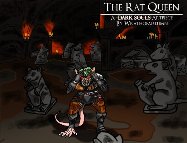 The Rat Queen(Dark Souls II TF) by wrathofautumn -- Fur Affinity [dot] net