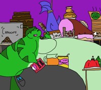 A light breakfast snack.