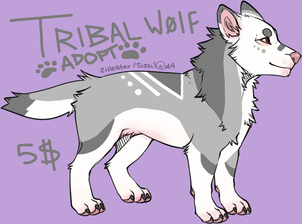 wolf therian tribal DTbackground by lupusperangelespennae -- Fur Affinity  [dot] net