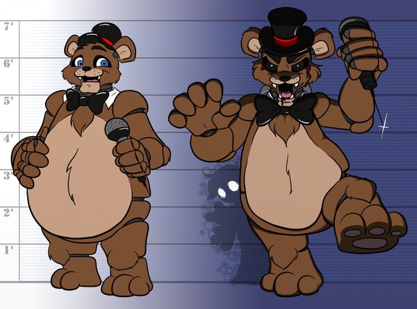 Freddy fazbear fanart by BlackDWhite -- Fur Affinity [dot] net